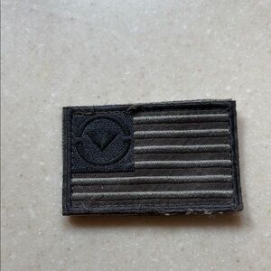 Virus Tactical Black and Gray Velcro Patch
